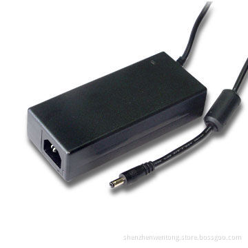 12V/7A Power Supply with 100 to 240V AC/50/60Hz Input Voltages, Measures 132 x 57 x 31mm